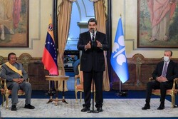 The ceremony was held at the Miraflores Palace in Caracas